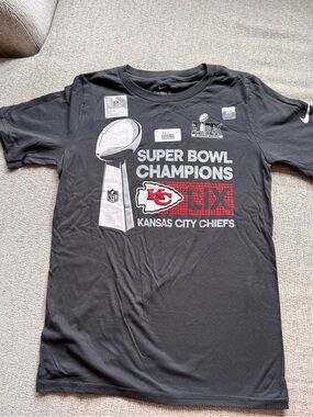 Nike Black Kansas City Chiefs Super Bowl Champions Tee - Red/White